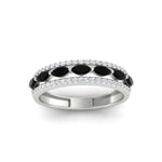 Load image into Gallery viewer, 3-row-cute-stackable-black-diamond-band-in-white-gold-fd11533bgblack-nl-wg.jpg
