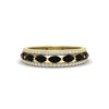 Load image into Gallery viewer, 3-row-cute-stackable-black-diamond-band-in-yellow-gold-fd11533bgblack-nl-yg.jpg