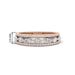 Load image into Gallery viewer, 3-row-cute-stackable-diamond-band-in-rose-gold-fd11533b-nl-rg.jpg
