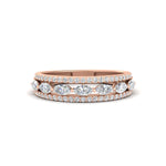 Load image into Gallery viewer, 3-row-cute-stackable-diamond-band-in-rose-gold-fd11533b-nl-rg.jpg

