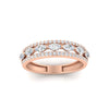 Load image into Gallery viewer, 3-row-cute-stackable-diamond-band-in-rose-gold-fd11533b-nl-rg.jpg