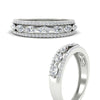 Load image into Gallery viewer, 3-row-cute-stackable-diamond-band-in-white-gold-fd11533b-nl-wg.jpg