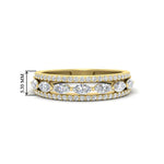Load image into Gallery viewer, 3-row-cute-stackable-diamond-band-in-yellow-gold-fd11533b-nl-yg.jpg
