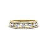 Load image into Gallery viewer, 3-row-cute-stackable-diamond-band-in-yellow-gold-fd11533b-nl-yg.jpg
