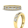 Load image into Gallery viewer, 3-row-cute-stackable-diamond-band-in-yellow-gold-fd11533b-nl-yg.jpg