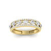 Load image into Gallery viewer, 3-row-cute-stackable-diamond-band-in-yellow-gold-fd11533b-nl-yg.jpg