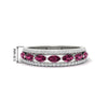 Load image into Gallery viewer, 3-row-cute-stackable-pink-sapphire-band-in-white-gold-fd11533bgsadrpi-nl-wg.jpg