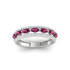 Load image into Gallery viewer, 3-row-cute-stackable-pink-sapphire-band-in-white-gold-fd11533bgsadrpi-nl-wg.jpg