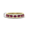 Load image into Gallery viewer, 3-row-cute-stackable-pink-sapphire-band-in-yellow-gold-fd11533bgsadrpi-nl-yg.jpg