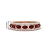 Load image into Gallery viewer, 3-row-cute-stackable-ruby-band-in-rose-gold-fd11533bgrudr-nl-rg.jpg