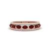 Load image into Gallery viewer, 3-row-cute-stackable-ruby-band-in-rose-gold-fd11533bgrudr-nl-rg.jpg