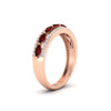 Load image into Gallery viewer, 3-row-cute-stackable-ruby-band-in-rose-gold-fd11533bgrudr-nl-rg.jpg