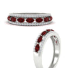 Load image into Gallery viewer, 3-row-cute-stackable-ruby-band-in-white-gold-fd11533bgrudr-nl-wg.jpg