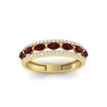 Load image into Gallery viewer, 3-row-cute-stackable-ruby-band-in-yellow-gold-fd11533bgrudr-nl-yg.jpg
