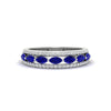 Load image into Gallery viewer, 3-row-cute-stackable-sapphire-band-in-white-gold-fd11533bgsabl-nl-wg.jpg