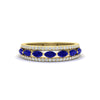 Load image into Gallery viewer, 3-row-cute-stackable-sapphire-band-in-yellow-gold-fd11533bgsabl-nl-yg.jpg