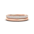 Thumbnail 14 - 3-row-diamond-wedding-ring-with-plain-band-in-rose-gold-FD11403B-NL-RG