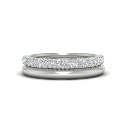3-row-diamond-wedding-ring-with-plain-band-in-white-gold-FD11403B-NL-WG