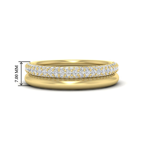 3-row-diamond-wedding-ring-with-plain-band-in-yellow-gold-FD11403B-NL-YG-HW.