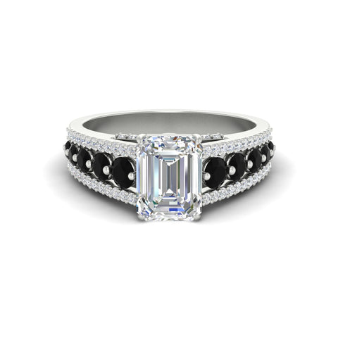 3-row-emerald-cut-black-diamond-big-engagement-ring-in-white-gold-fd11538gblack-nl-wg