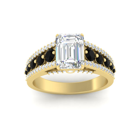 3-row-emerald-cut-black-diamond-big-engagement-ring-in-yellow-gold-fd11538gblack-nl-yg