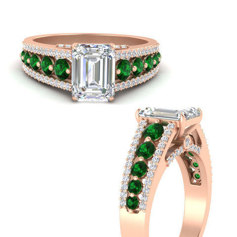 3-row-emerald-cut-emerald-big-engagement-ring-in-rose-gold-fd11538gemger-nl-rg