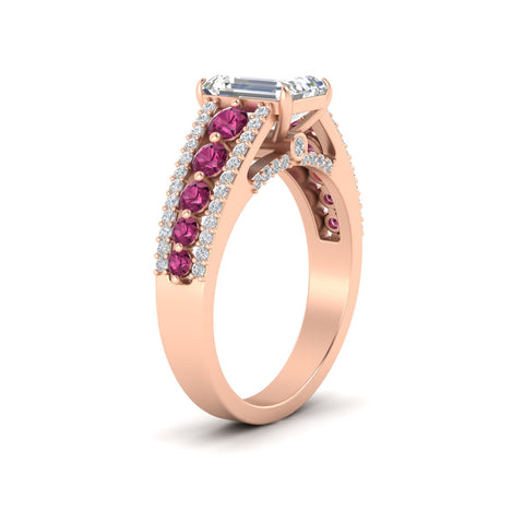 3-row-emerald-cut-pink-sapphire-big-engagement-ring-in-rose-gold-fd11538gsadrpi-nl-rg