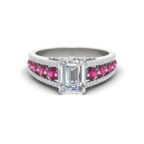 3-row-emerald-cut-pink-sapphire-big-engagement-ring-in-white-gold-fd11538gsadrpi-nl-wg