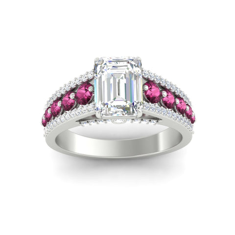 3-row-emerald-cut-pink-sapphire-big-engagement-ring-in-white-gold-fd11538gsadrpi-nl-wg