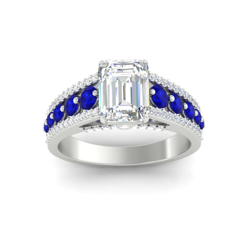 3-row-emerald-cut-sapphire-big-engagement-ring-in-white-gold-fd11538gsabl-nl-wg