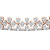 Load image into Gallery viewer, 3-row-fancy-diamond-tennis-bracelet-in-rose-gold-fdbrc11586angle2-nl-rg