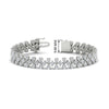 Load image into Gallery viewer, 3-row-fancy-diamond-tennis-bracelet-in-white-gold-fdbrc11586angle2-nl-wg
