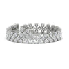 Load image into Gallery viewer, 3-row-fancy-diamond-tennis-bracelet-in-white-gold-fdbrc11586angle2-nl-wg