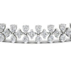 Load image into Gallery viewer, 3-row-fancy-diamond-tennis-bracelet-in-white-gold-fdbrc11586angle2-nl-wg