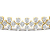 Load image into Gallery viewer, 3-row-fancy-diamond-tennis-bracelet-in-yellow-gold-fdbrc11586angle2-nl-yg