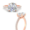Load image into Gallery viewer, 3-row-pave-round-cut-diamond-engagement-ring-in-rose-gold-fd11517ror-nl-rg