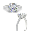 Thumbnail 10 - 3-row-pave-round-cut-diamond-engagement-ring-in-white-gold-fd11517ror-nl-wg