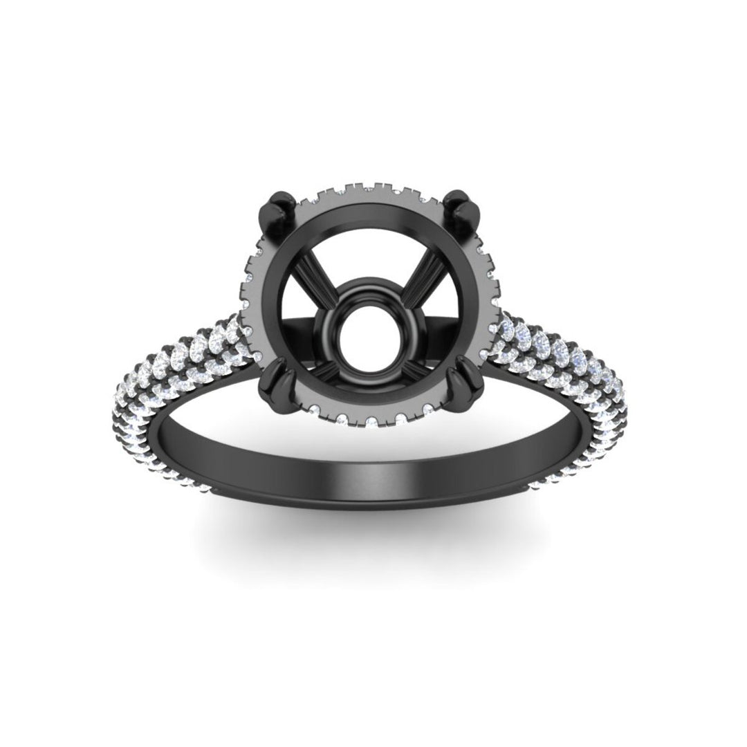 3-row-pave-semi-mount-diamond-engagement-ring-in-black-gold-fd11517smr-nl-bg