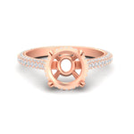 Load image into Gallery viewer, 3-row-pave-semi-mount-diamond-engagement-ring-in-rose-gold-fd11517smr-nl-rg