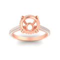 Thumbnail 7 - 3-row-pave-semi-mount-diamond-engagement-ring-in-rose-gold-fd11517smr-nl-rg