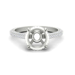 Load image into Gallery viewer, 3-row-pave-semi-mount-diamond-engagement-ring-in-white-gold-fd11517smr-nl-wg