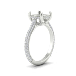 Load image into Gallery viewer, 3-row-pave-semi-mount-diamond-engagement-ring-in-white-gold-fd11517smr-nl-wg