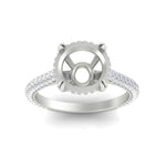 Load image into Gallery viewer, 3-row-pave-semi-mount-diamond-engagement-ring-in-white-gold-fd11517smr-nl-wg