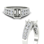 Load image into Gallery viewer, 3-row-semi-mount-diamond-big-engagement-ring-in-white-gold-fd11538sm-nl-wg
