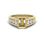 Load image into Gallery viewer, 3-row-semi-mount-diamond-big-engagement-ring-in-yellow-gold-fd11538sm-nl-yg
