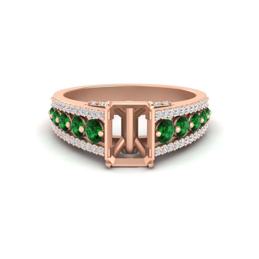 3-row-semi-mount-emerald-big-engagement-ring-in-rose-gold-fd11538smgemger-nl-rg