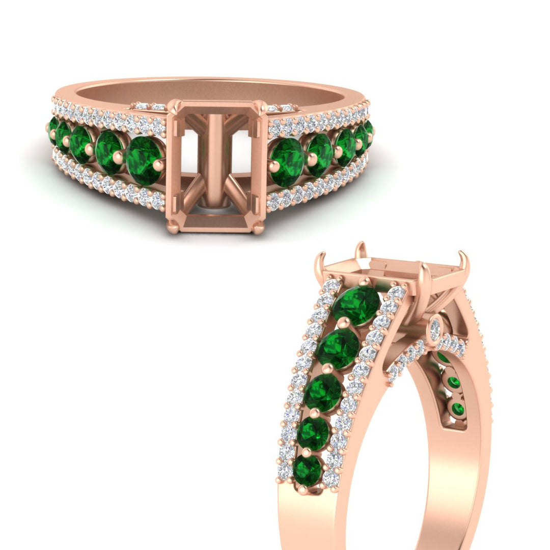 3-row-semi-mount-emerald-big-engagement-ring-in-rose-gold-fd11538smgemger-nl-rg