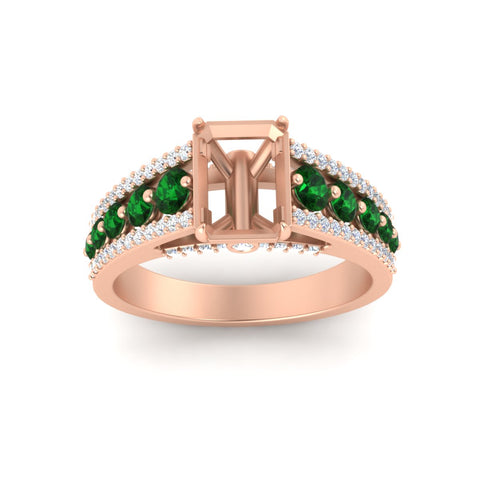 3-row-semi-mount-emerald-big-engagement-ring-in-rose-gold-fd11538smgemger-nl-rg