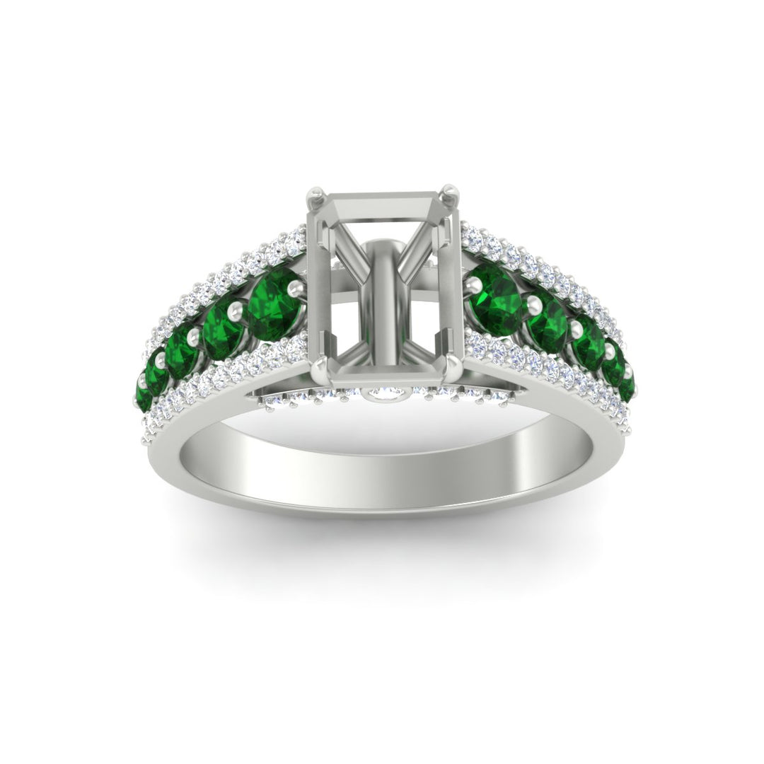 3-row-semi-mount-emerald-big-engagement-ring-in-white-gold-fd11538smgemger-nl-wg