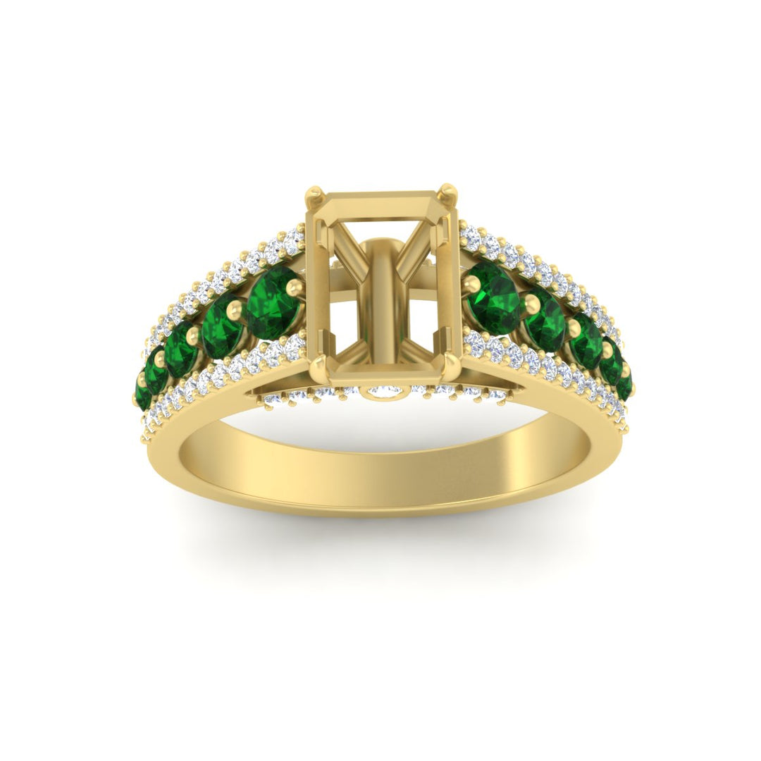 3-row-semi-mount-emerald-big-engagement-ring-in-yellow-gold-fd11538smgemger-nl-yg
